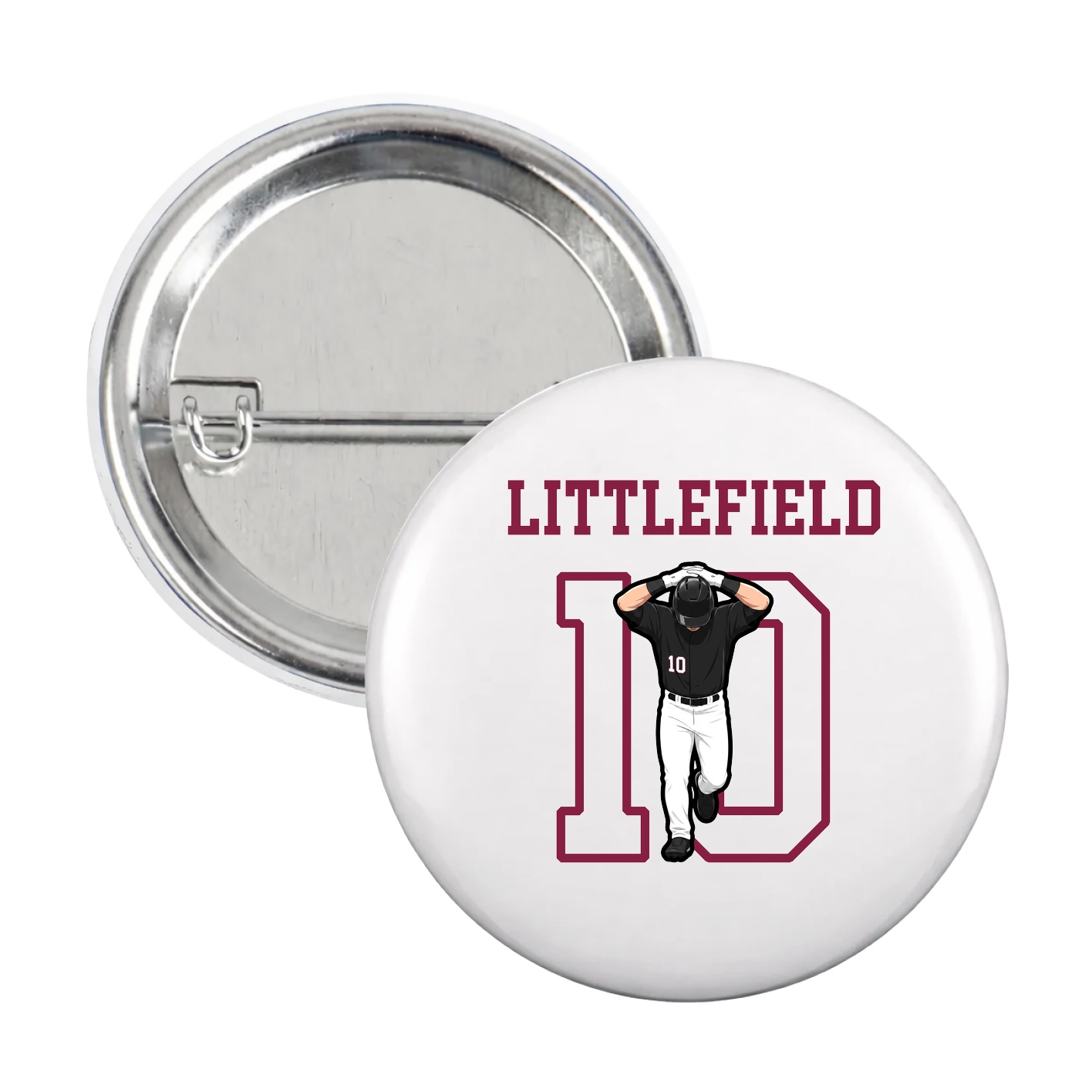 Game Day Button — Shirsey in White