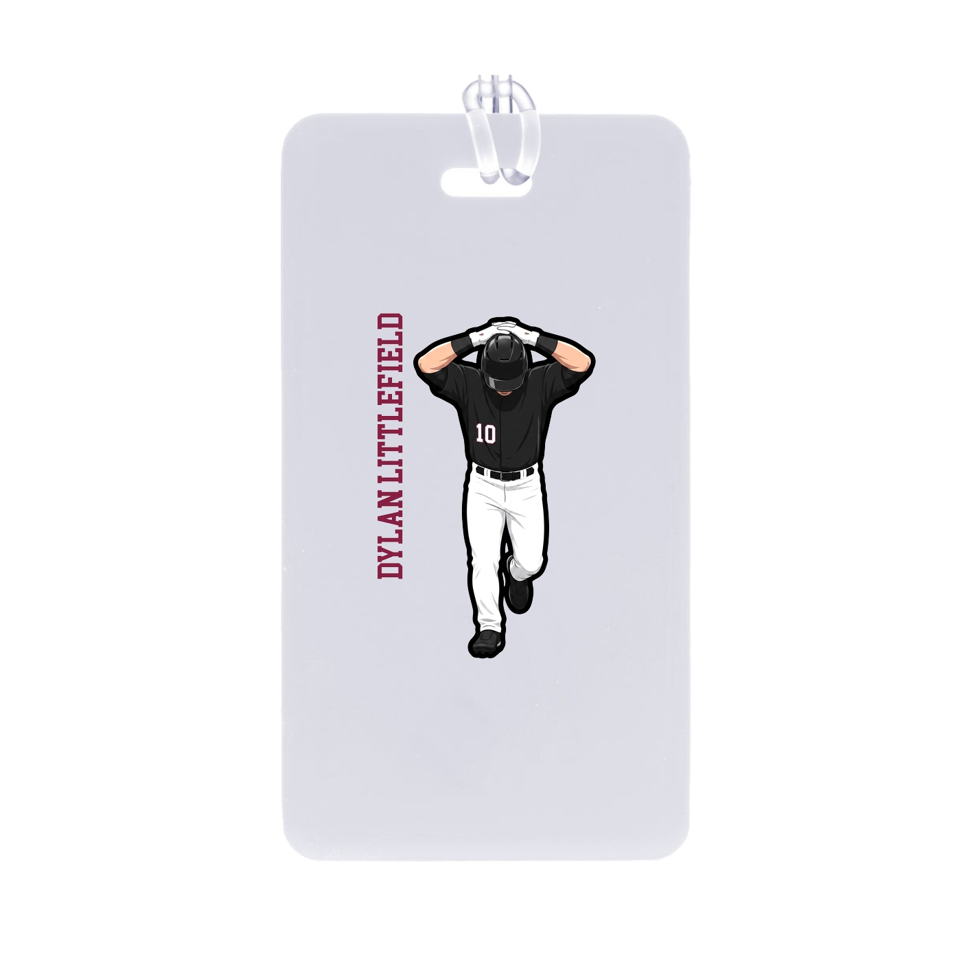 Bag Tag — Name Vertical in Classic