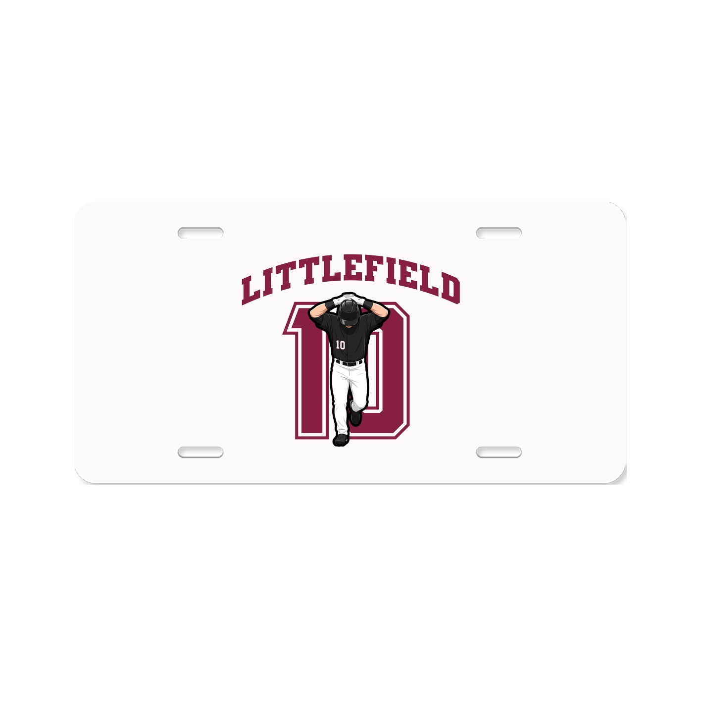 License Plate — Number in Classic