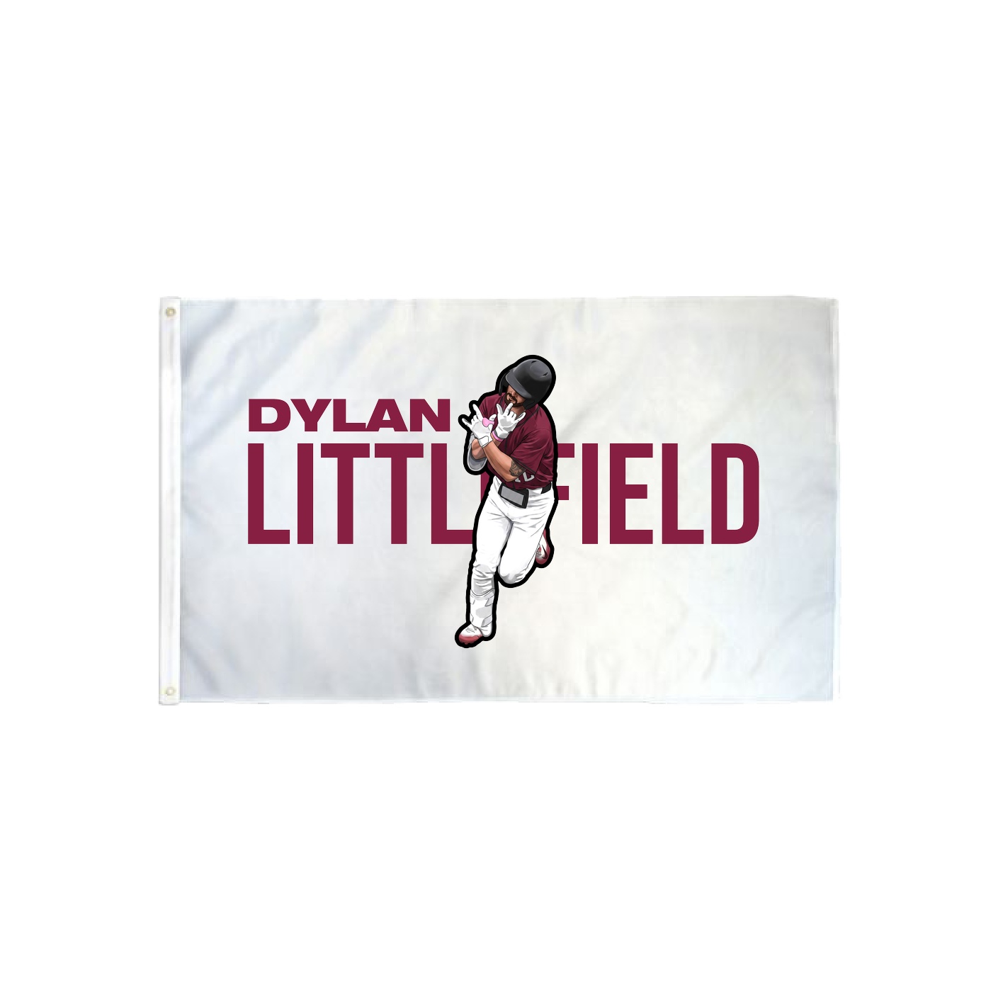 3x5 Flag — Player Name in Classic