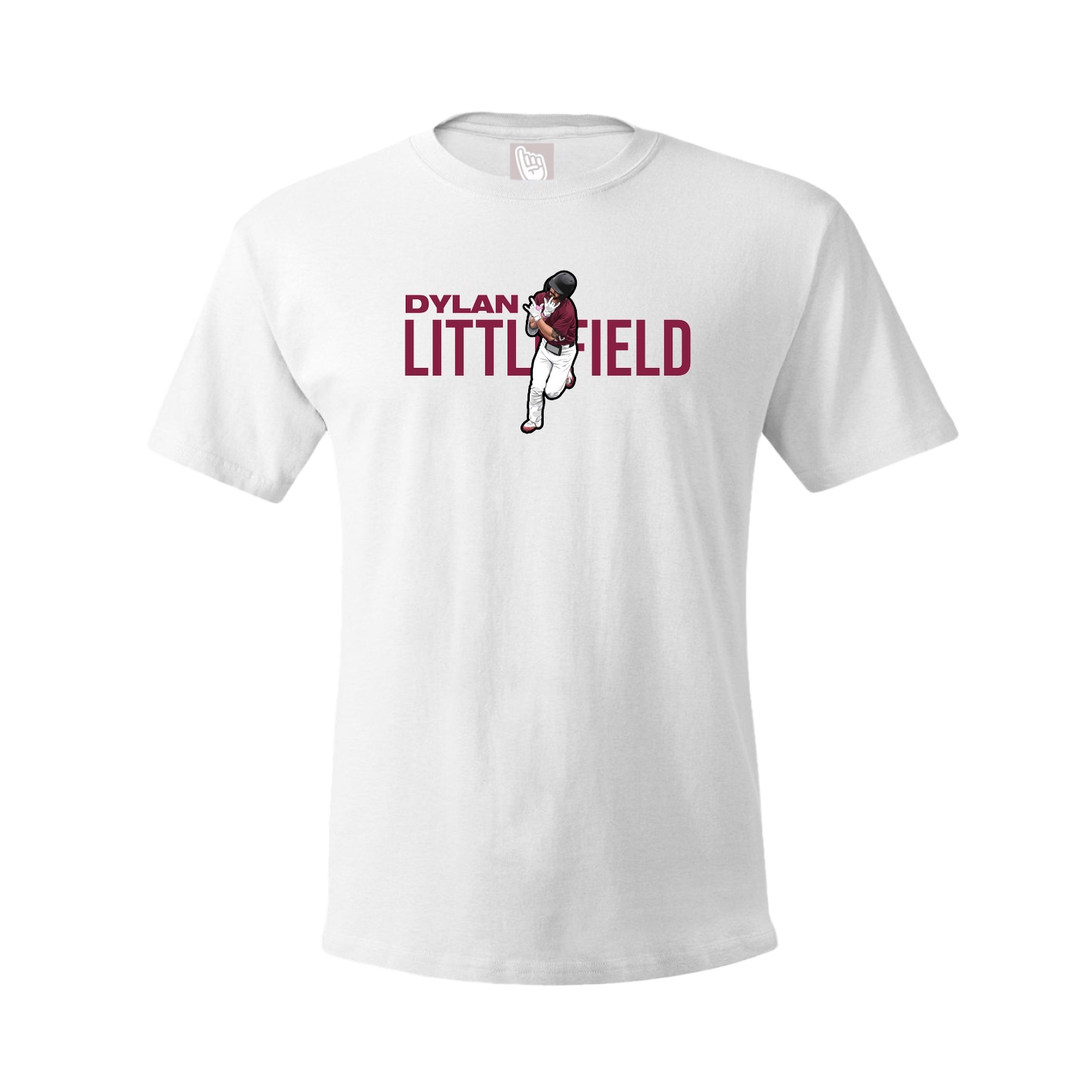 Youth Tee — Player Name in White