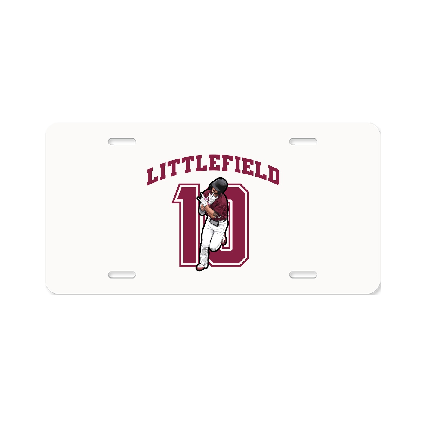 License Plate — Number in Classic