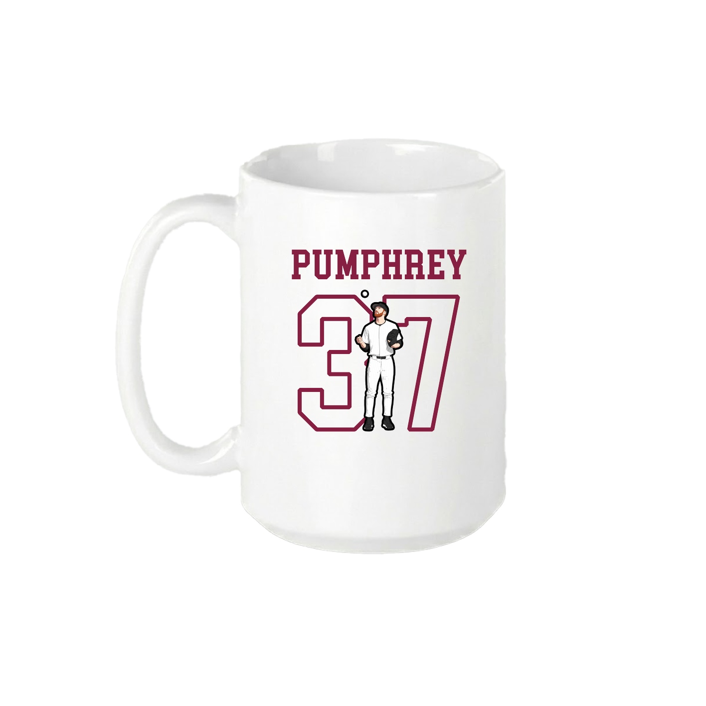 15oz Coffee Mug — Shirsey in White
