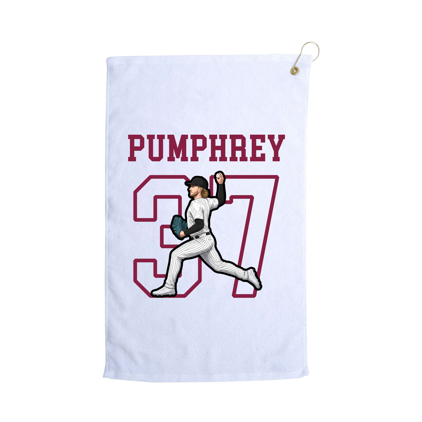 Golf Towel — Shirsey in White
