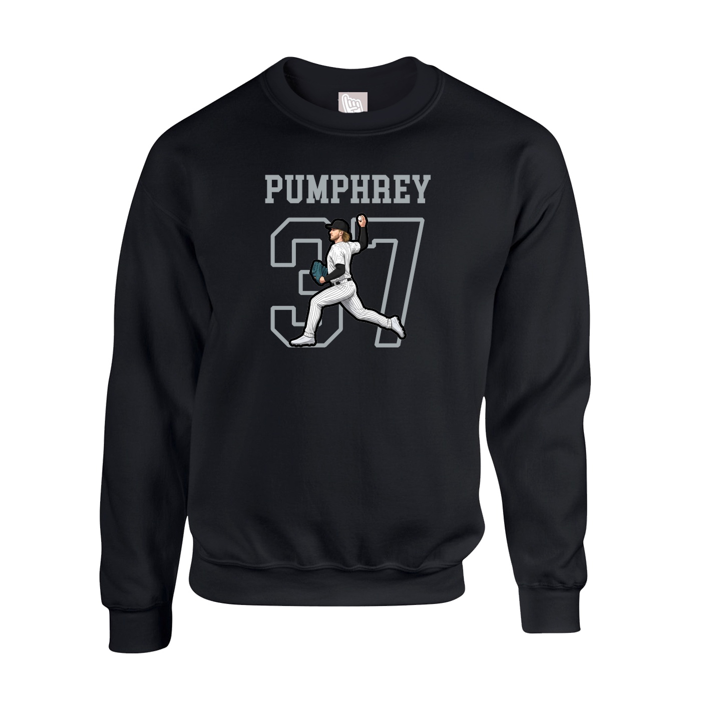 Fleece Crew — Shirsey in Black