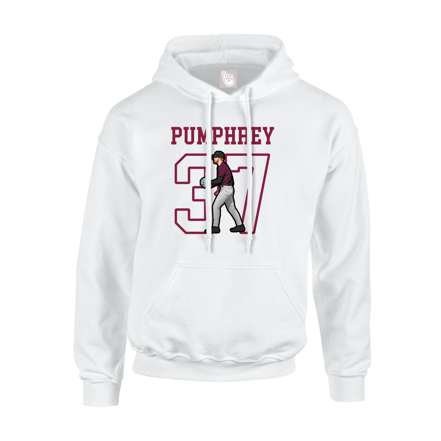 Hoodie — Shirsey in White