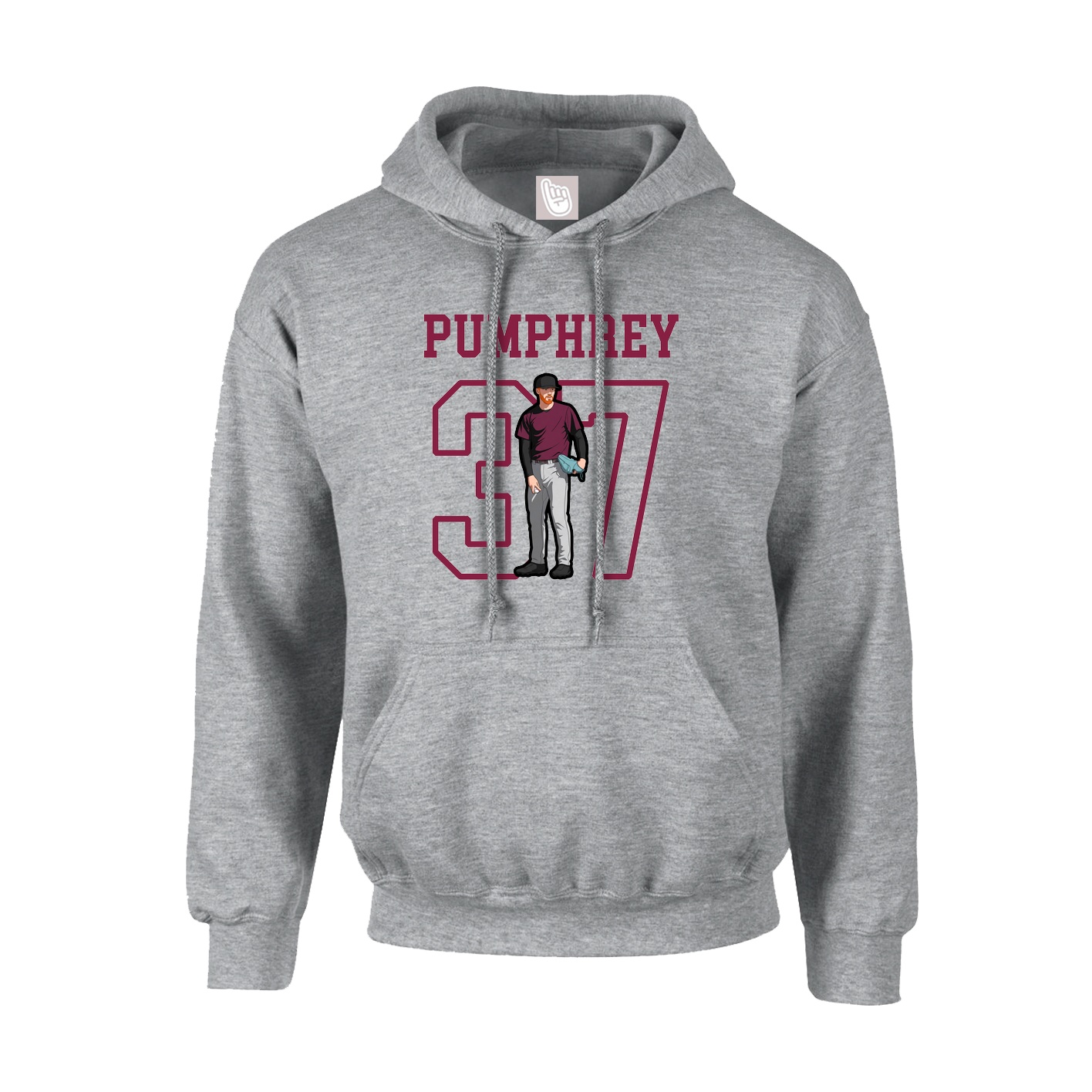 Hoodie — Shirsey in Grey
