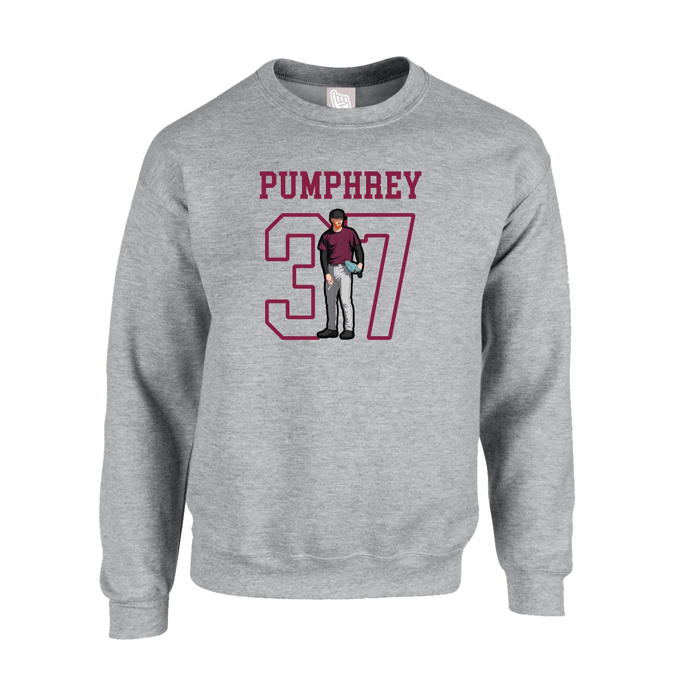 Fleece Crew — Shirsey in Grey