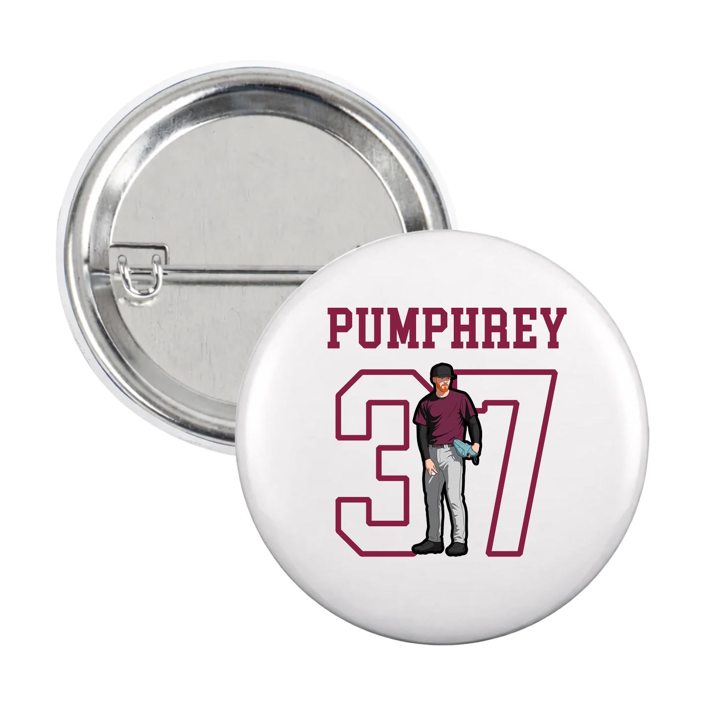 Game Day Button — Shirsey in White