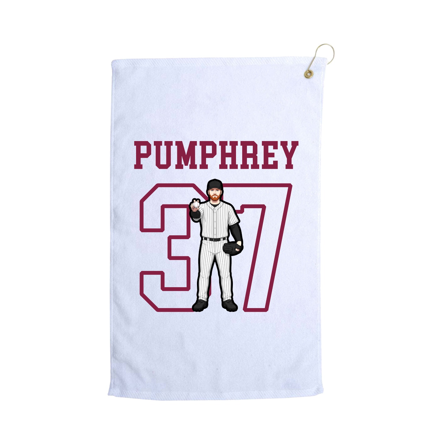 Golf Towel — Shirsey in White
