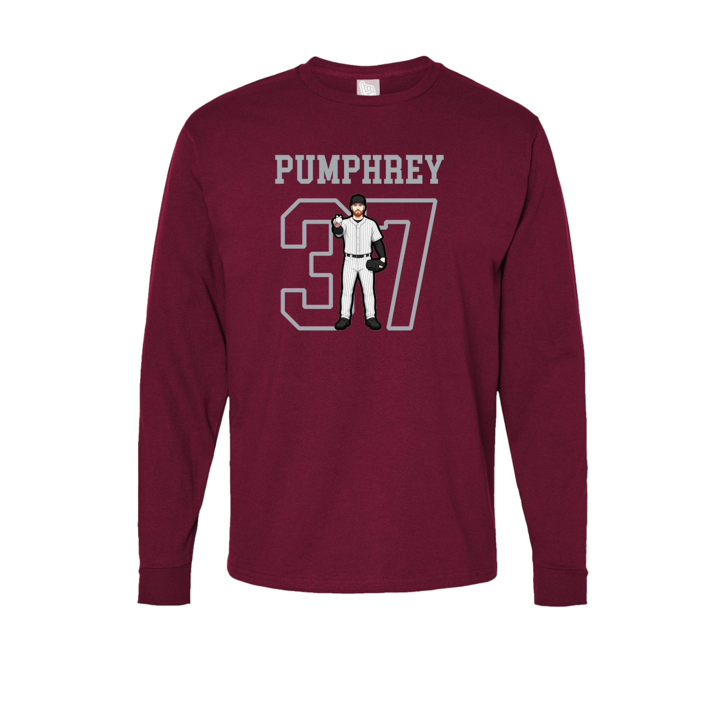 Long Sleeve Tee — Shirsey in Cardinal