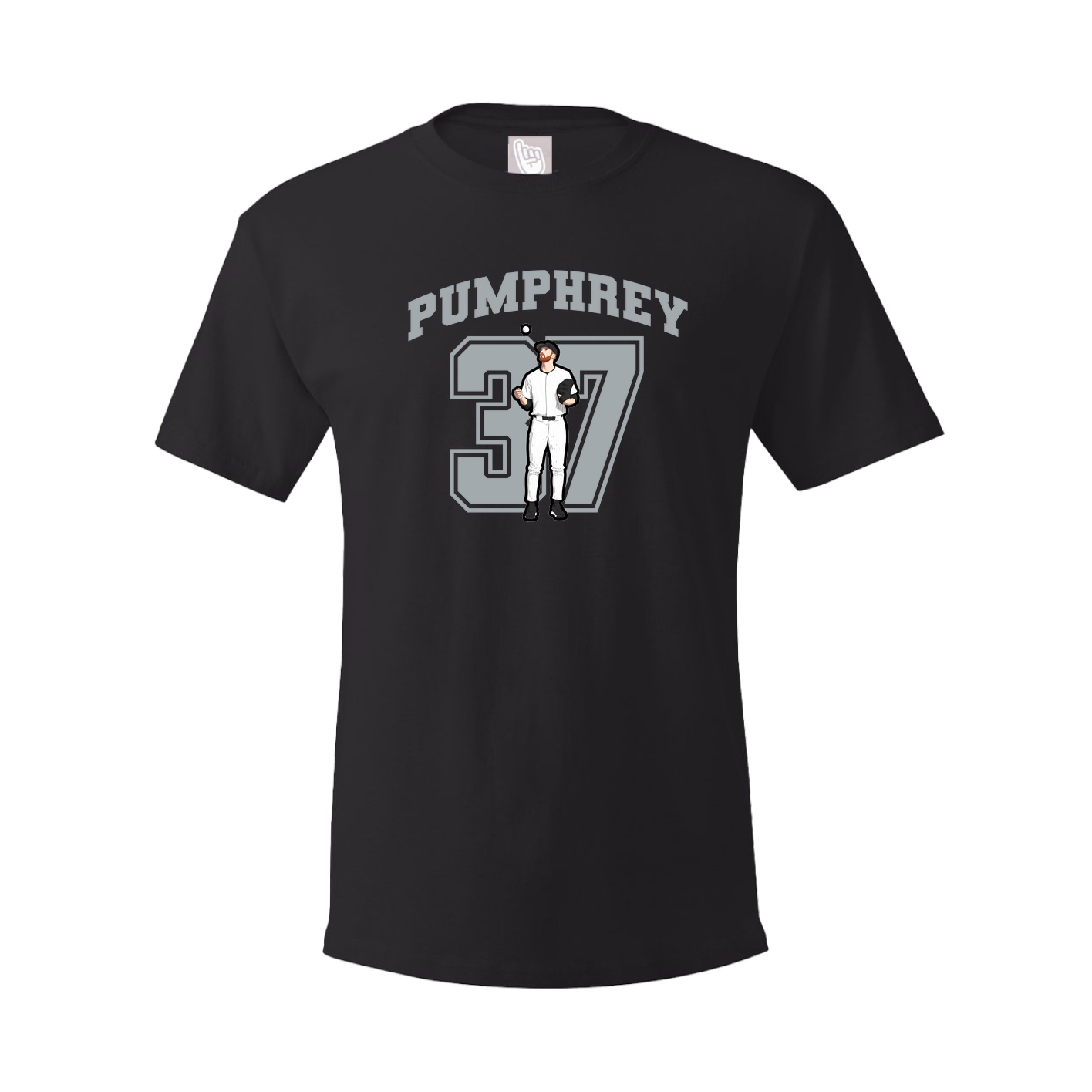 Youth Tee — Number in Black