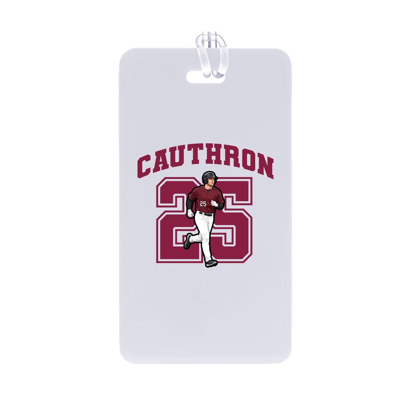 Bag Tag — Number in Classic