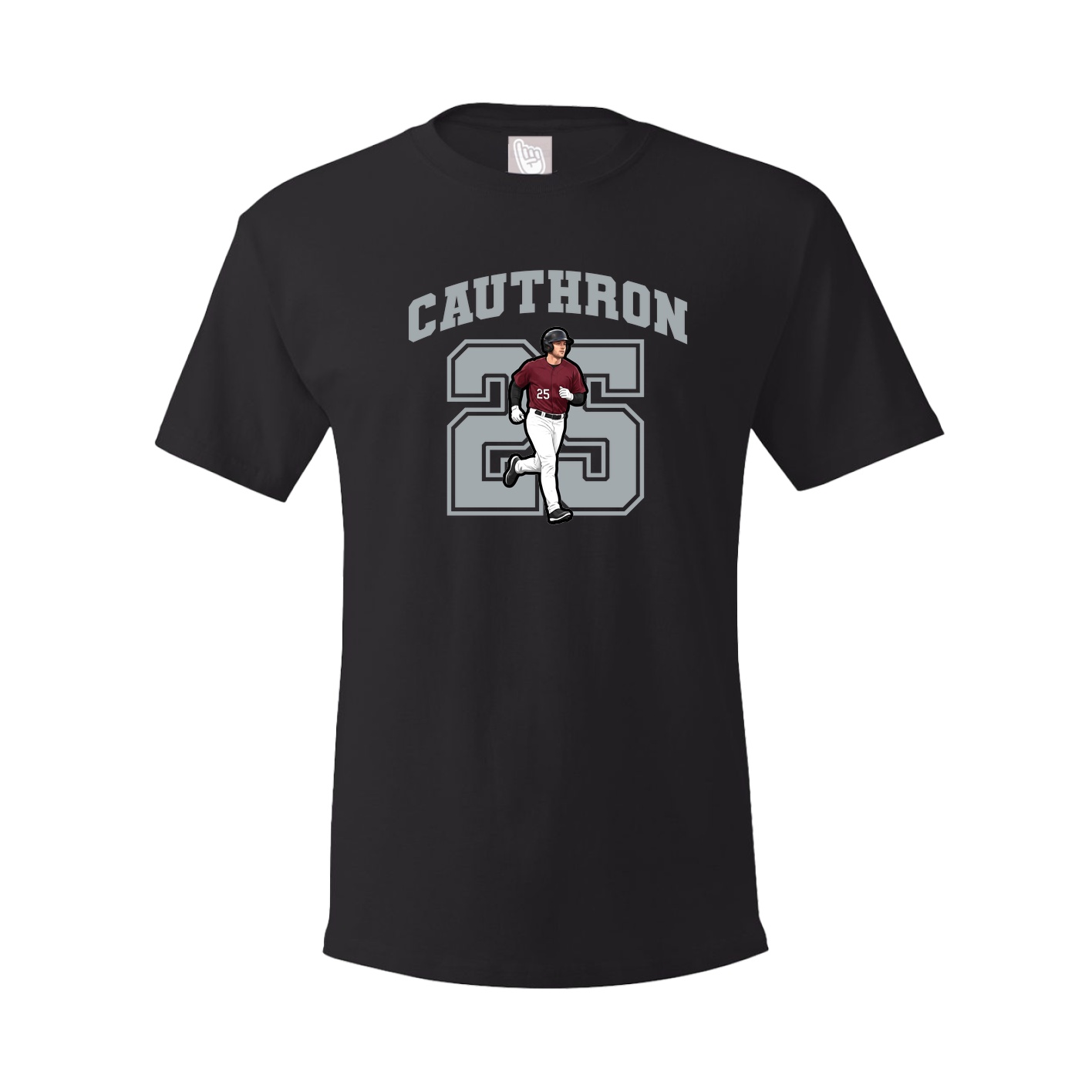Youth Tee — Number in Black