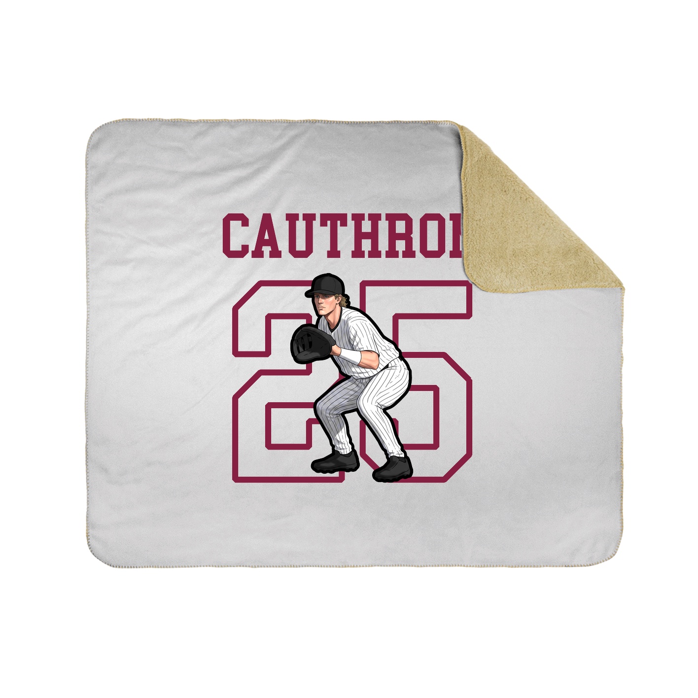 Throw Blanket — Shirsey in White