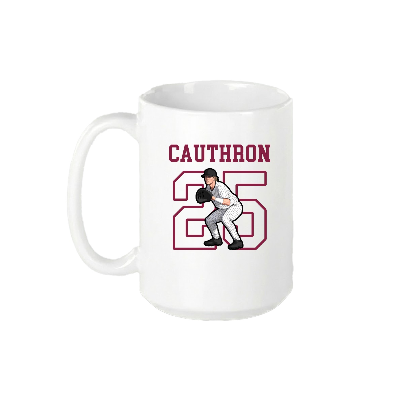 15oz Coffee Mug — Shirsey in White