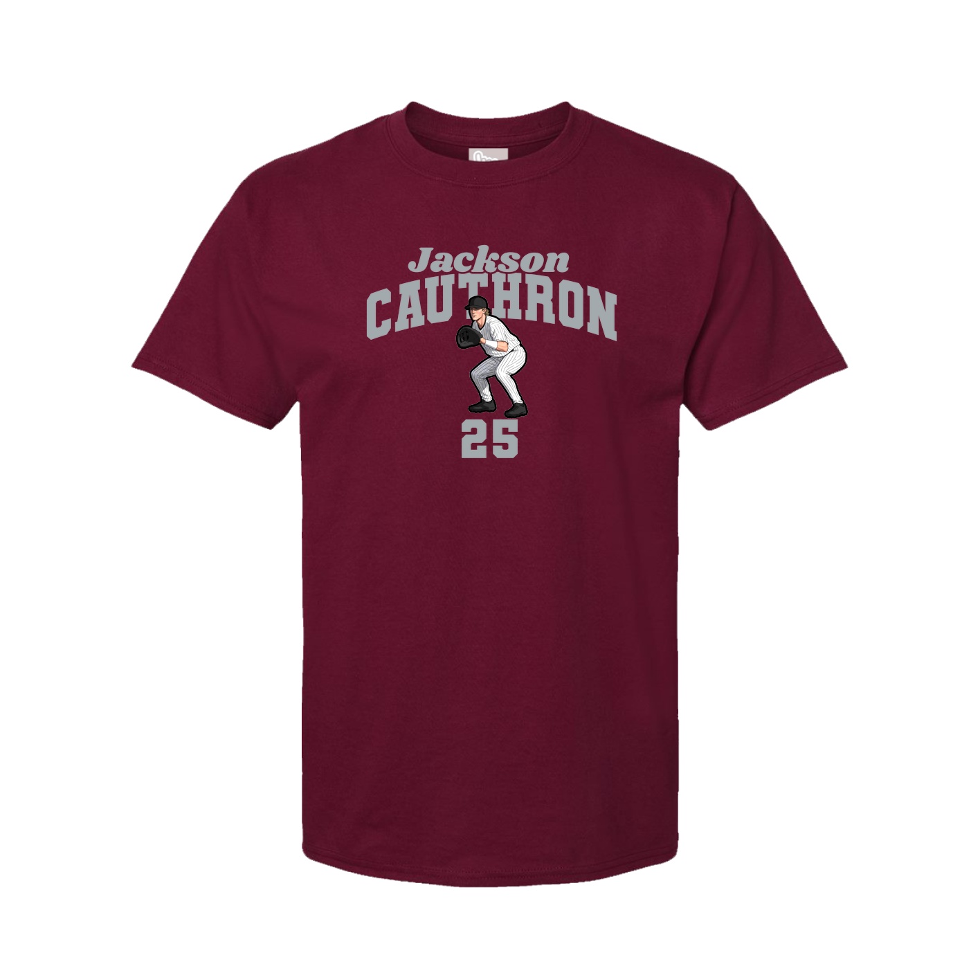 Youth Tee — Signature Arch in Cardinal