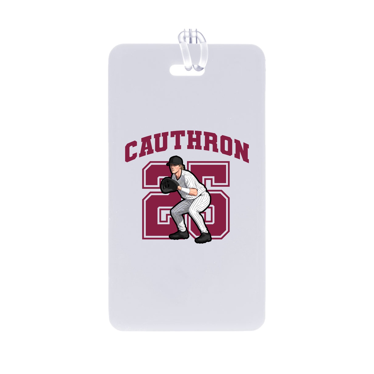 Bag Tag — Number in Classic