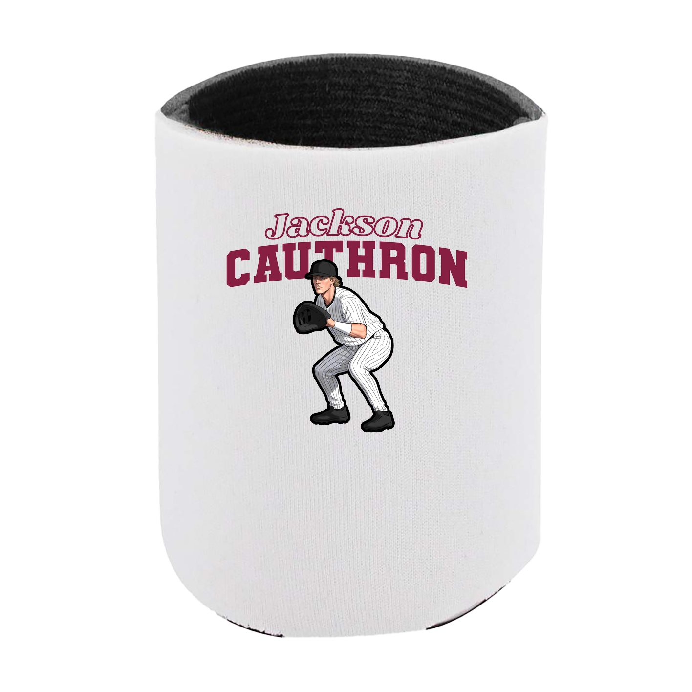 Can Holder — Name Arch in White