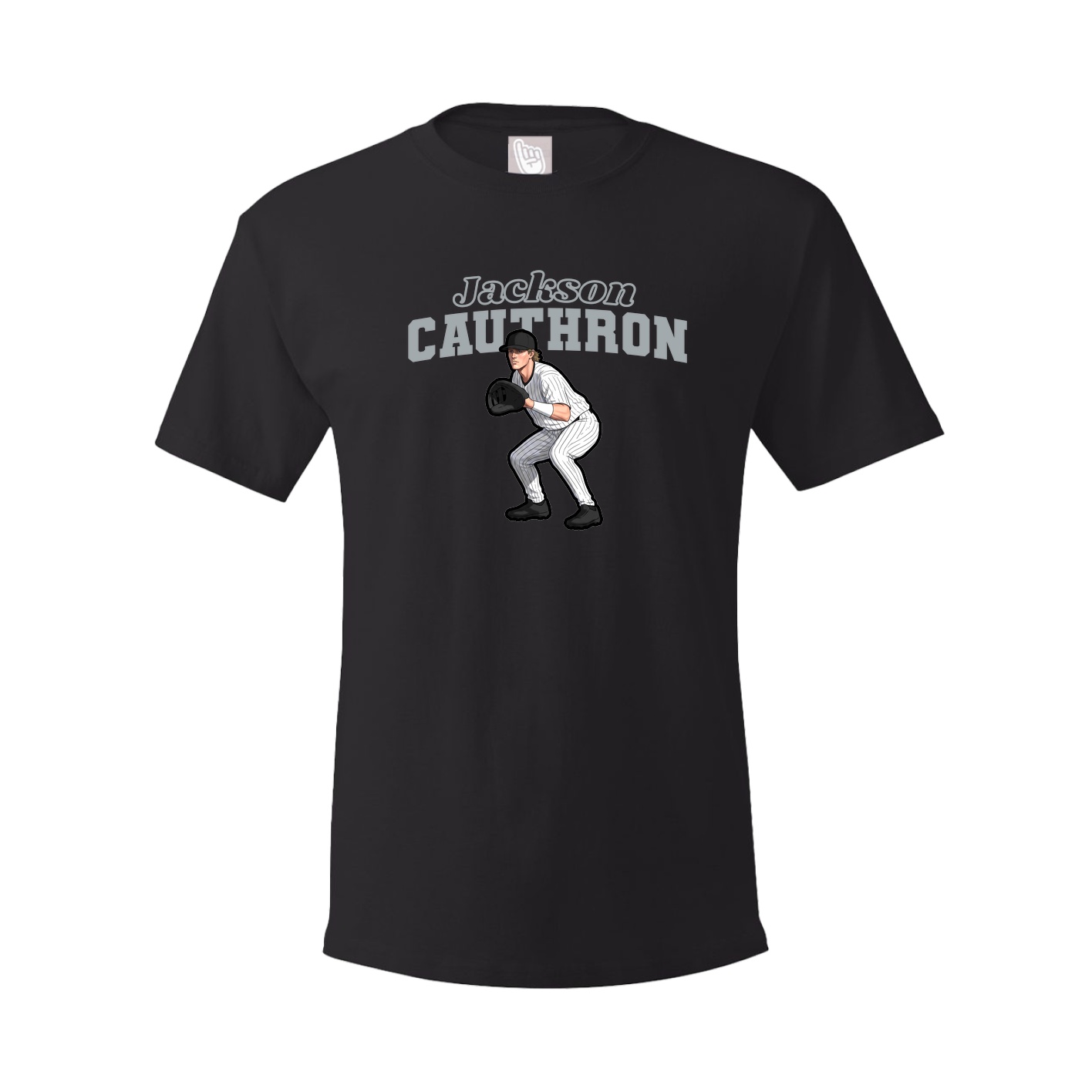 Youth Tee — Name Arch in Black