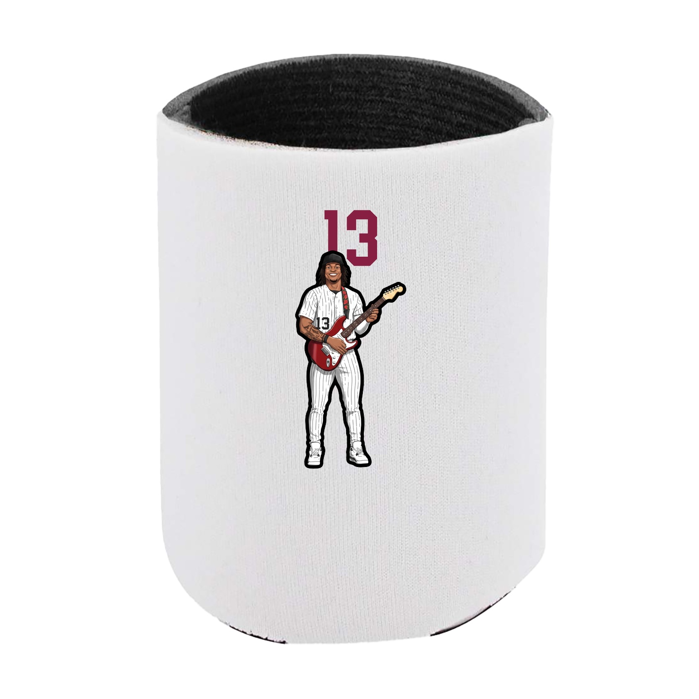 Can Holder — Number Top in White