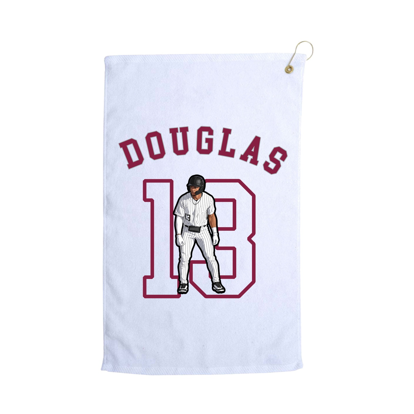Golf Towel — Shirsey Arch in White