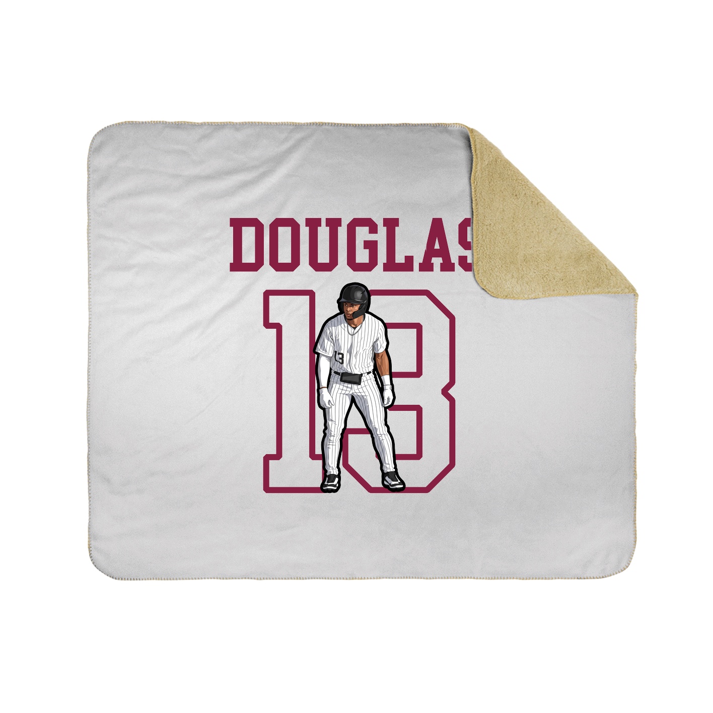Throw Blanket — Shirsey in White