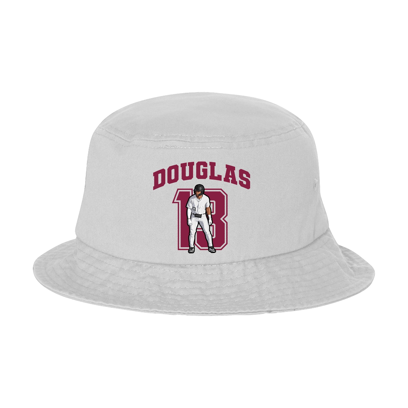 Bucket Cap — Number in White