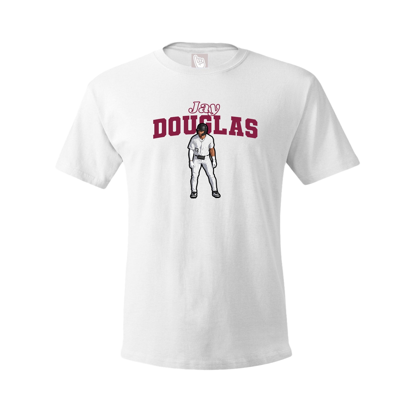 Tee — Name Arch in White