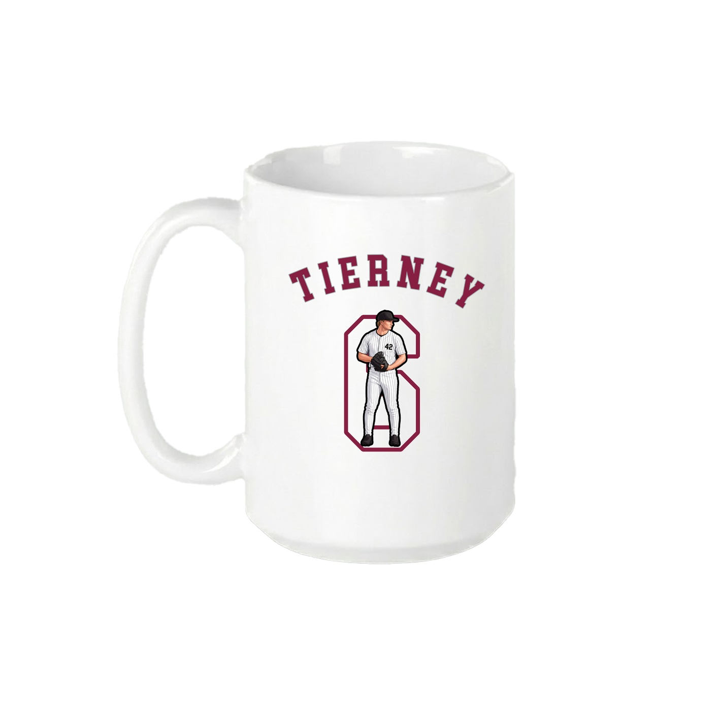 15oz Coffee Mug — Shirsey Arch in White