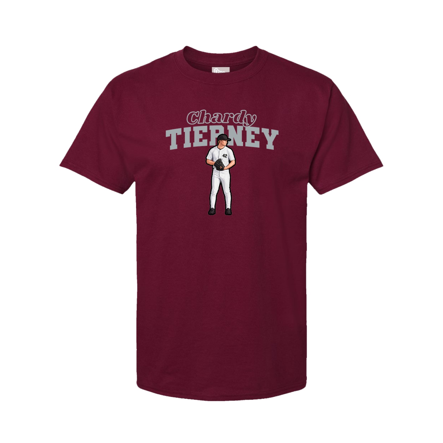 Tee — Name Arch in Cardinal