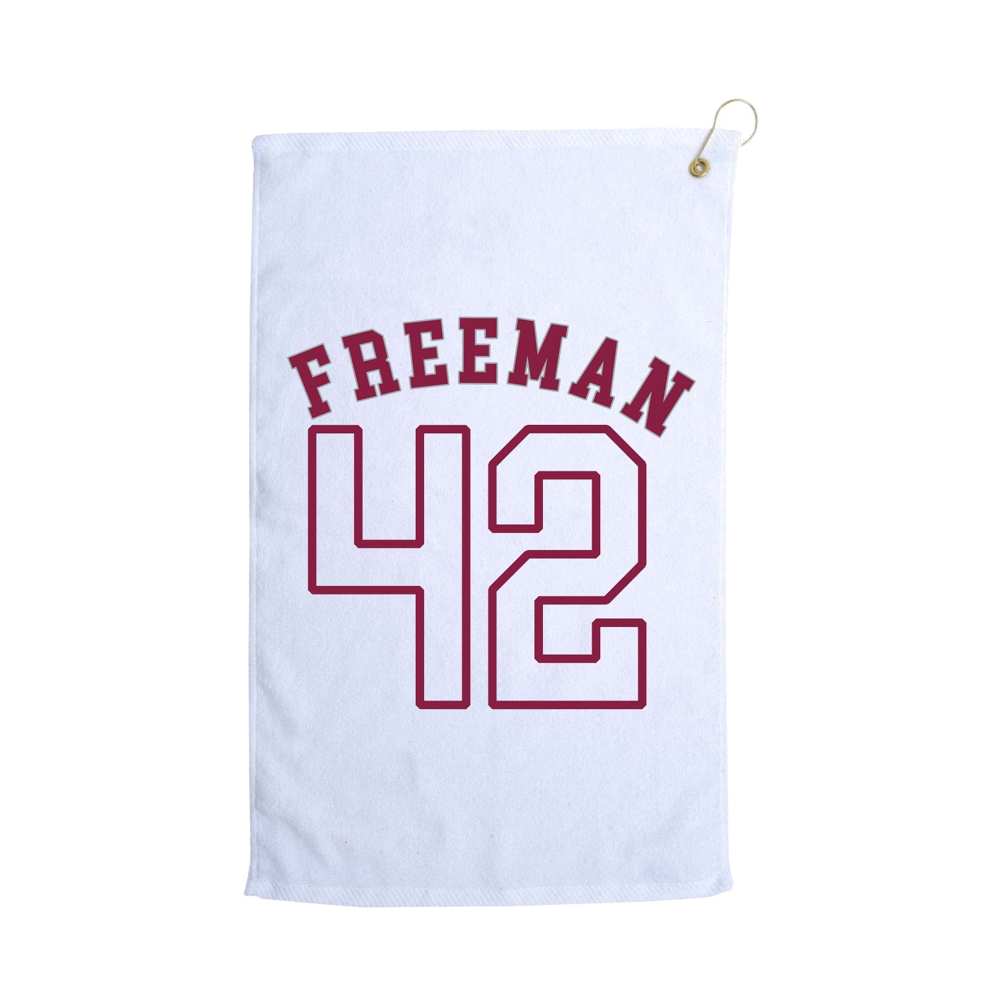 Golf Towel — Shirsey Arch in White
