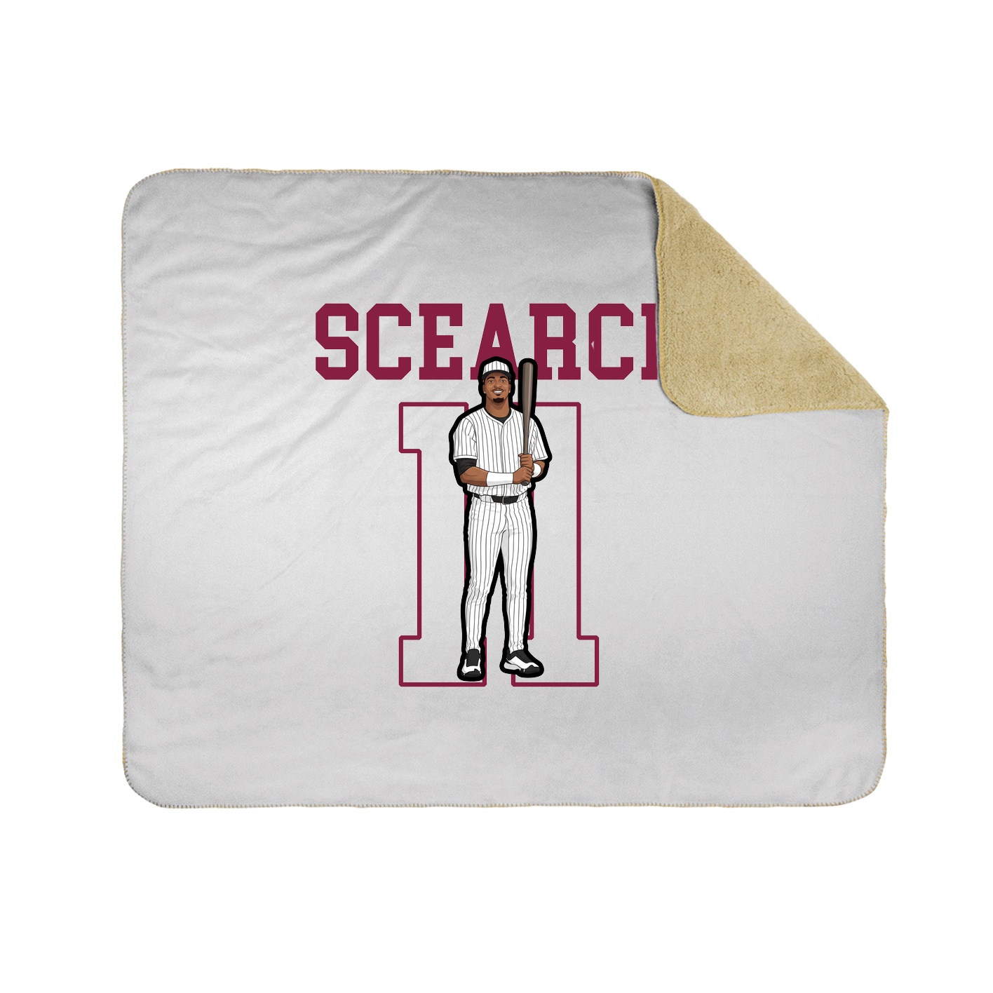 Throw Blanket — Shirsey in White