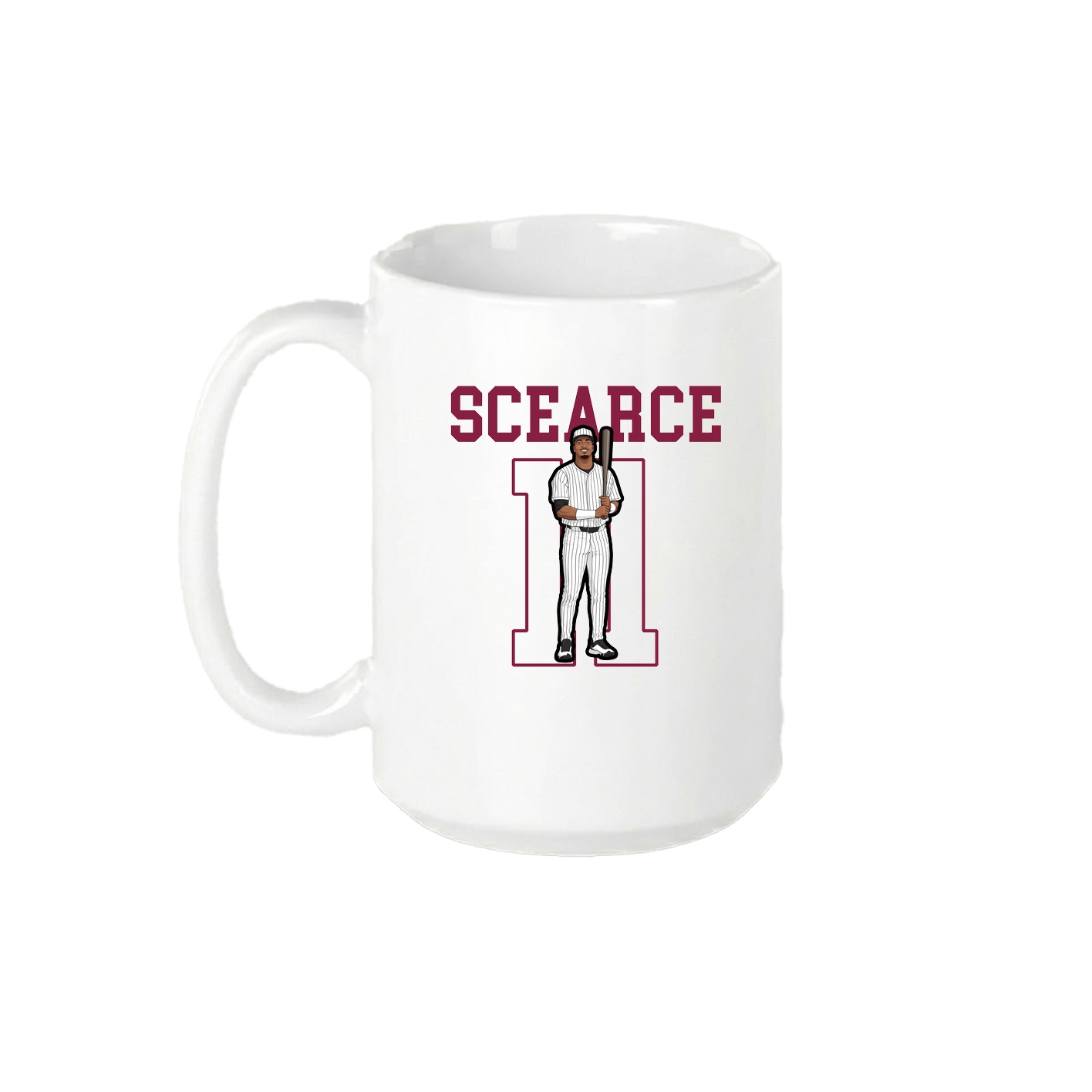 15oz Coffee Mug — Shirsey in White