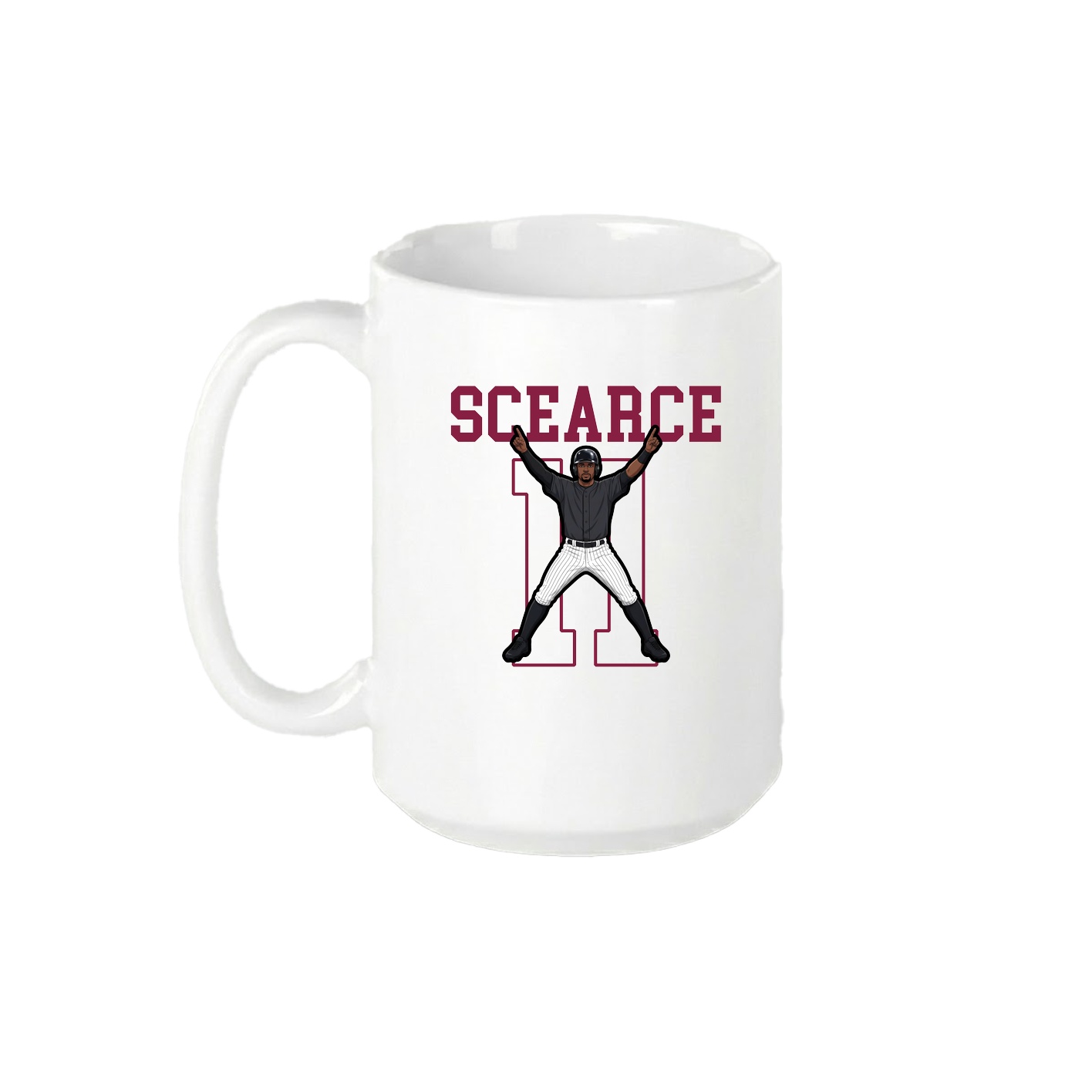 15oz Coffee Mug — Shirsey in White