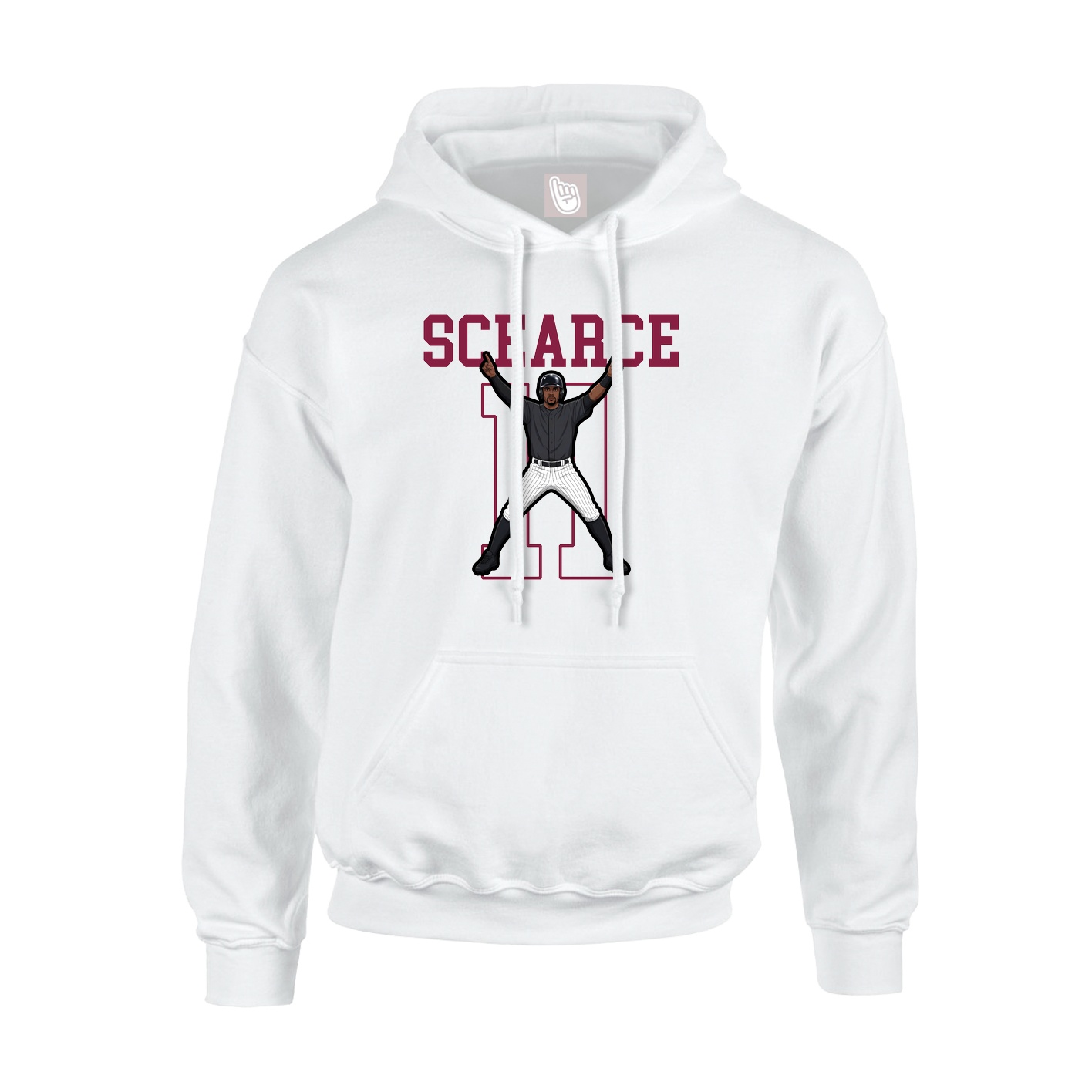 Hoodie — Shirsey in White