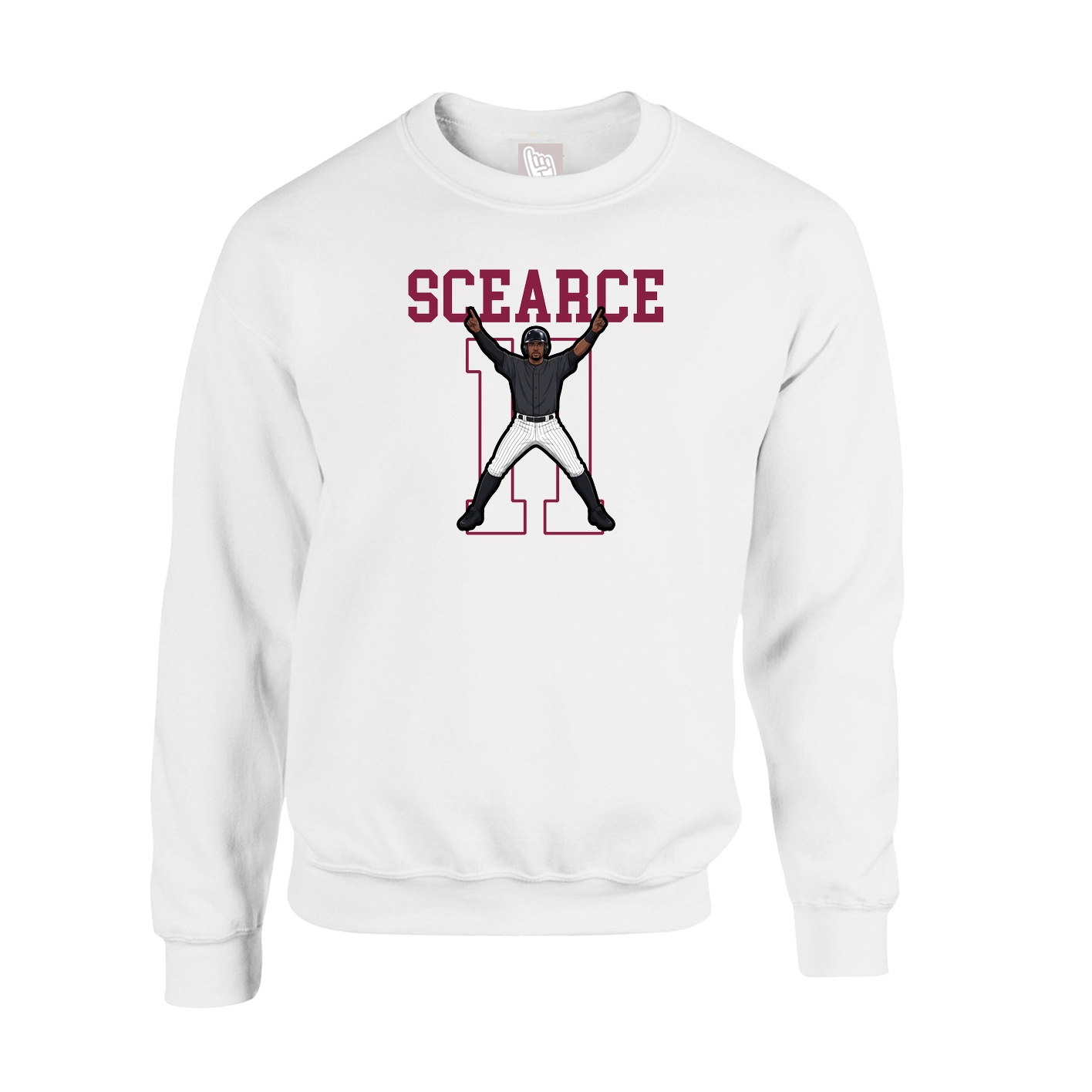 Fleece Crew — Shirsey in White