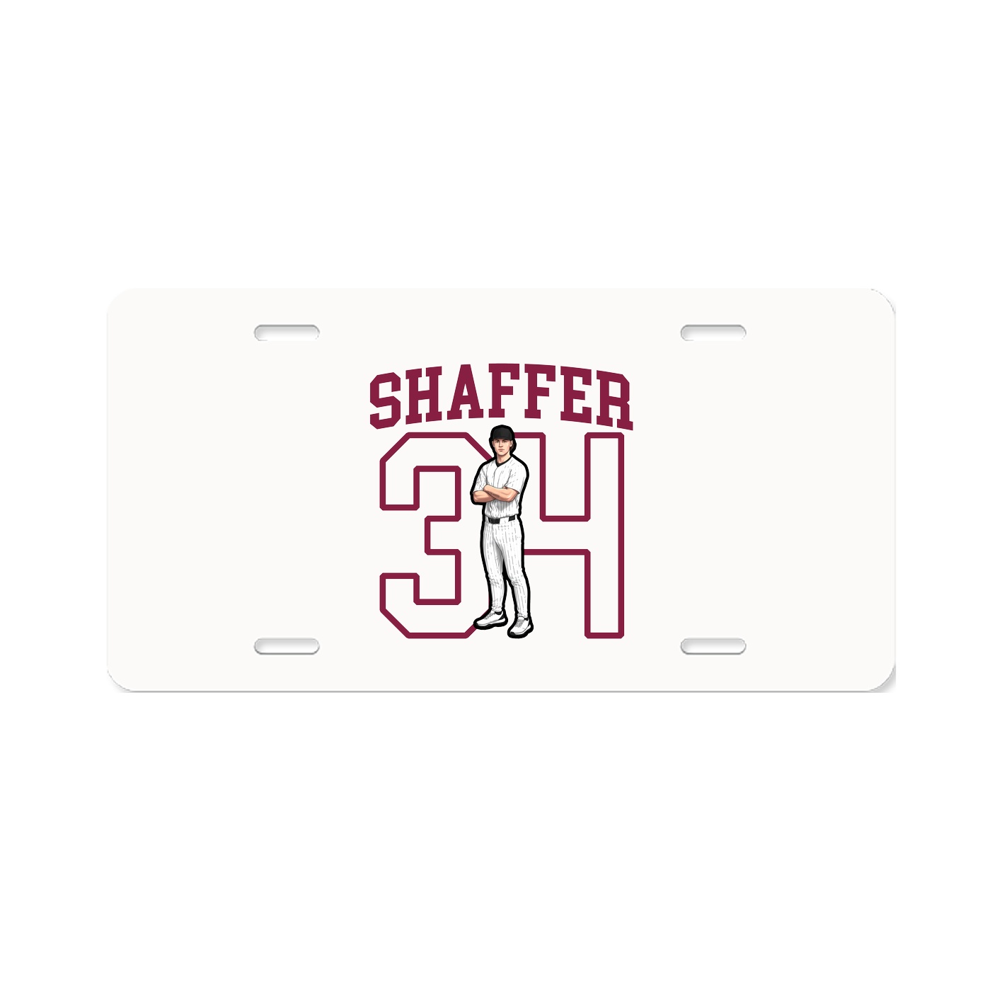 License Plate — Shirsey in Classic