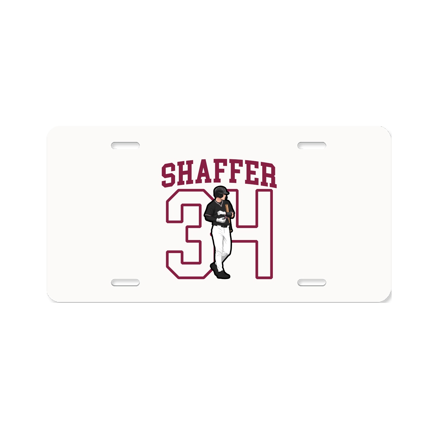 License Plate — Shirsey in Classic
