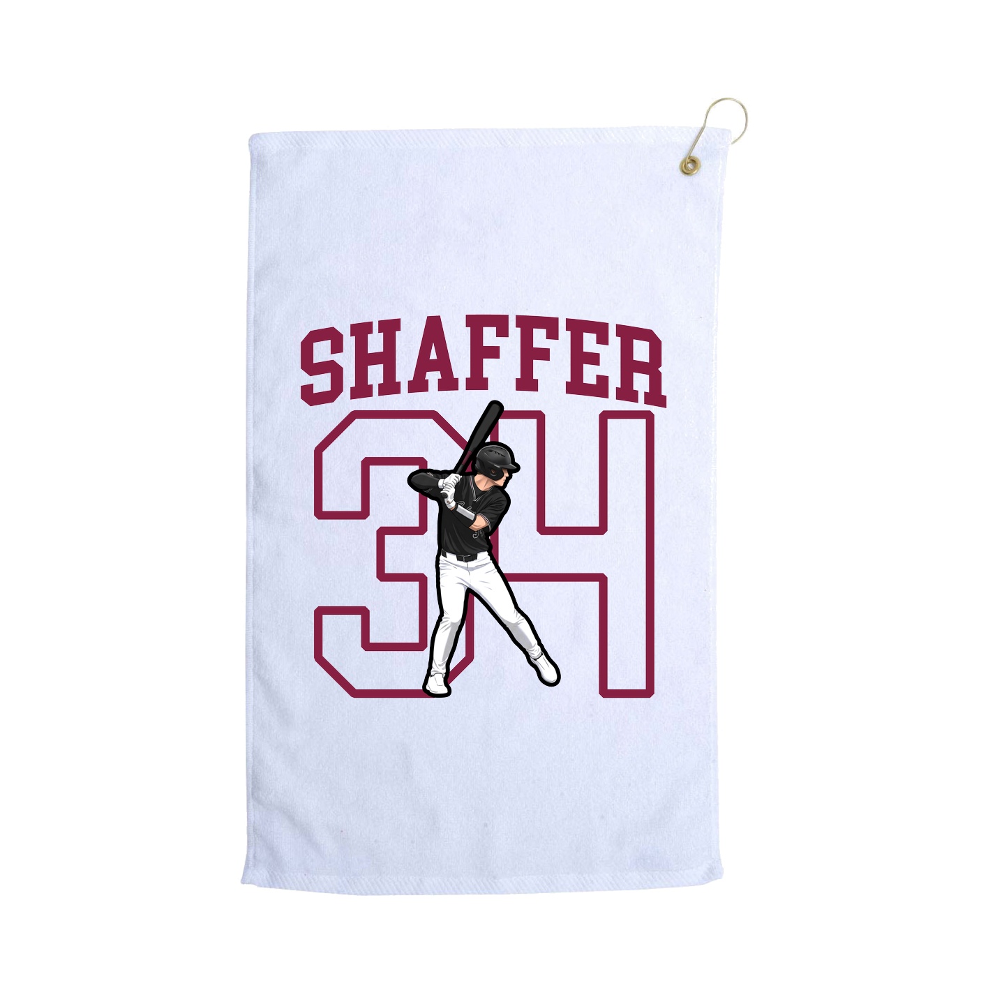 Golf Towel — Shirsey in White