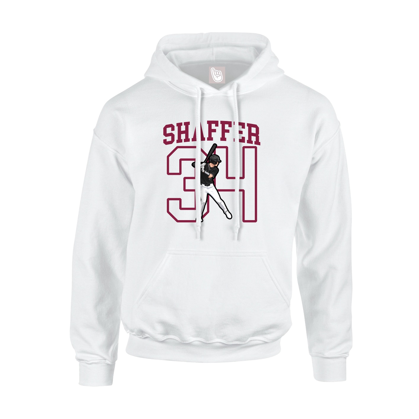 Youth Hoodie — Shirsey in White
