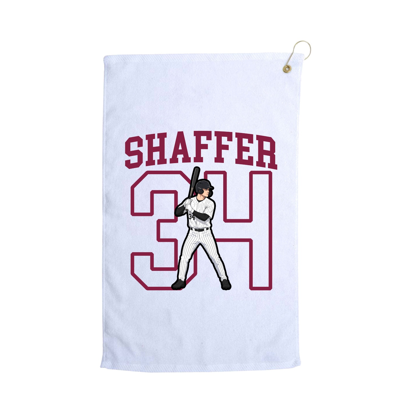 Golf Towel — Shirsey in White