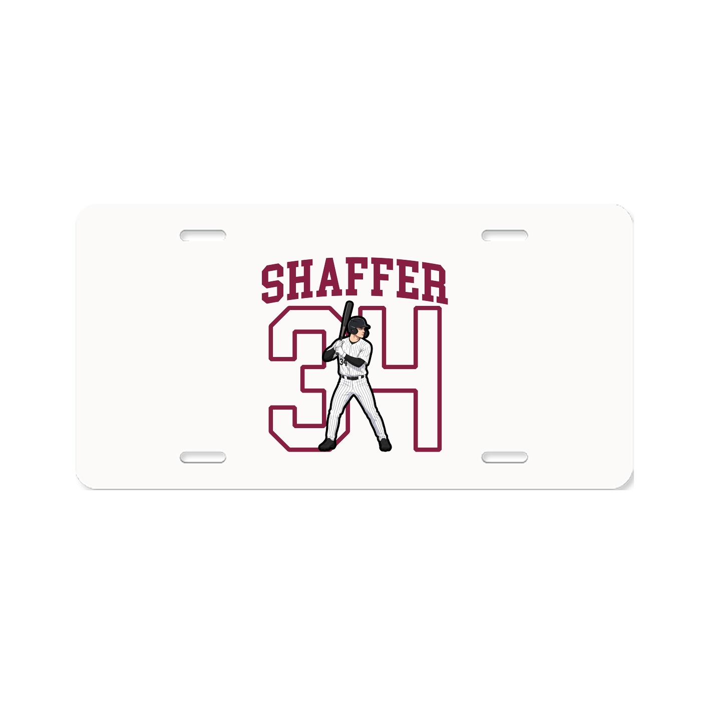 License Plate — Shirsey in Classic
