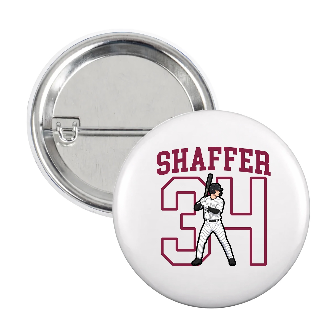 Game Day Button — Shirsey in White