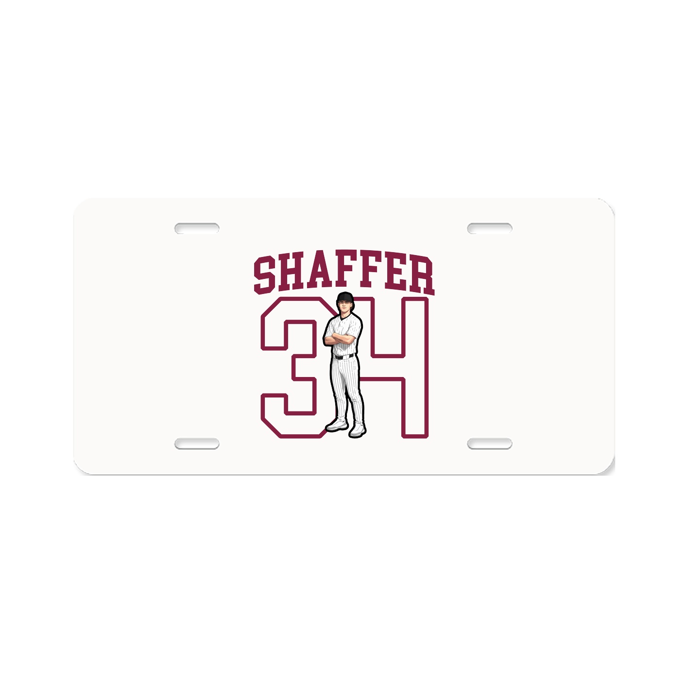 License Plate — Shirsey in Classic