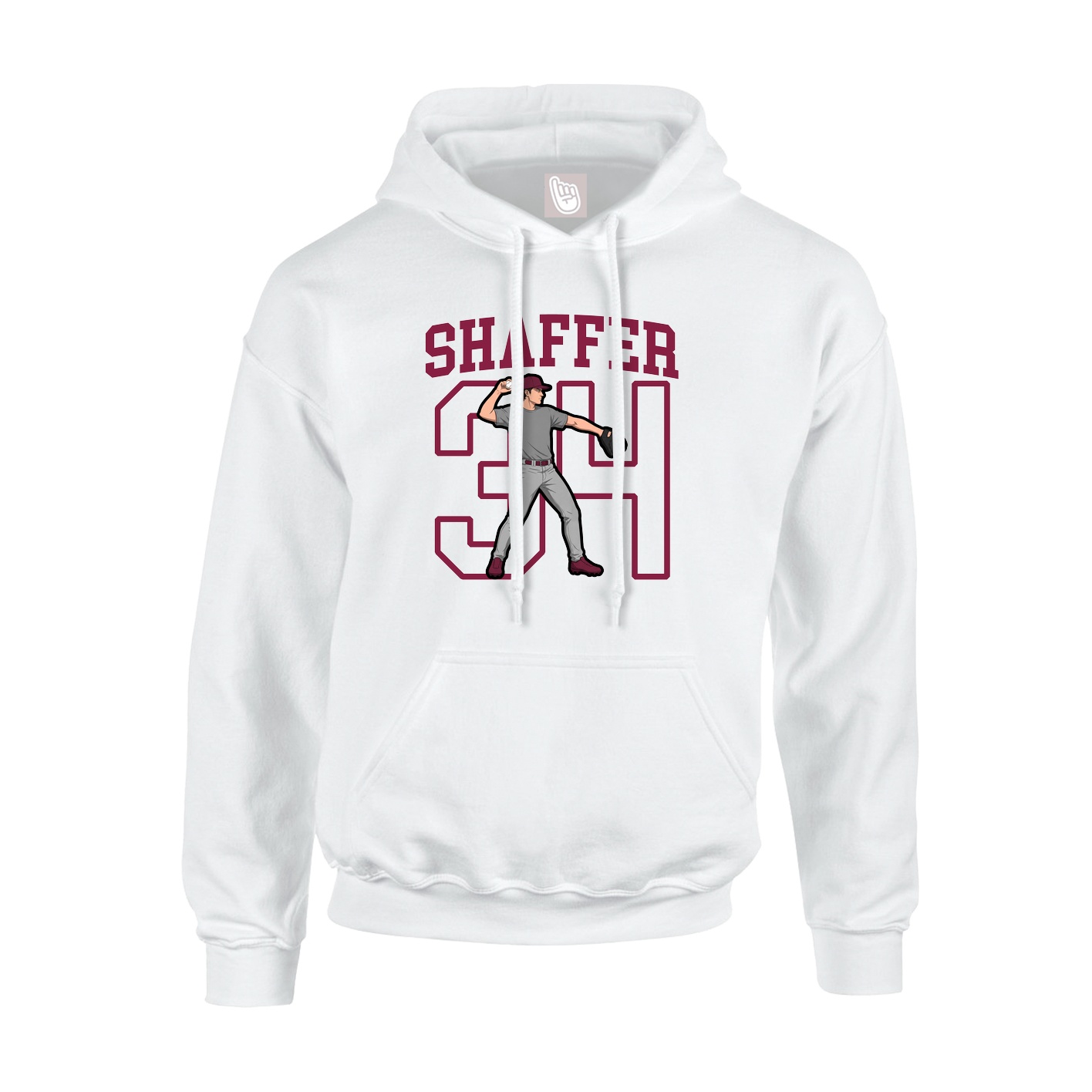 Youth Hoodie — Shirsey in White