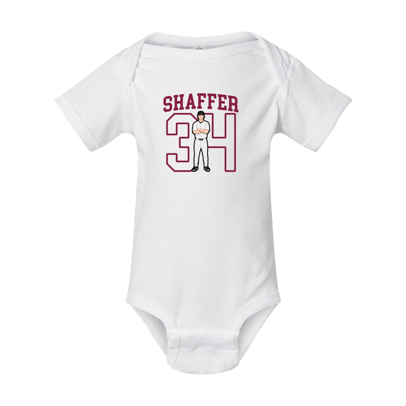 Baby Onesie — Shirsey in White