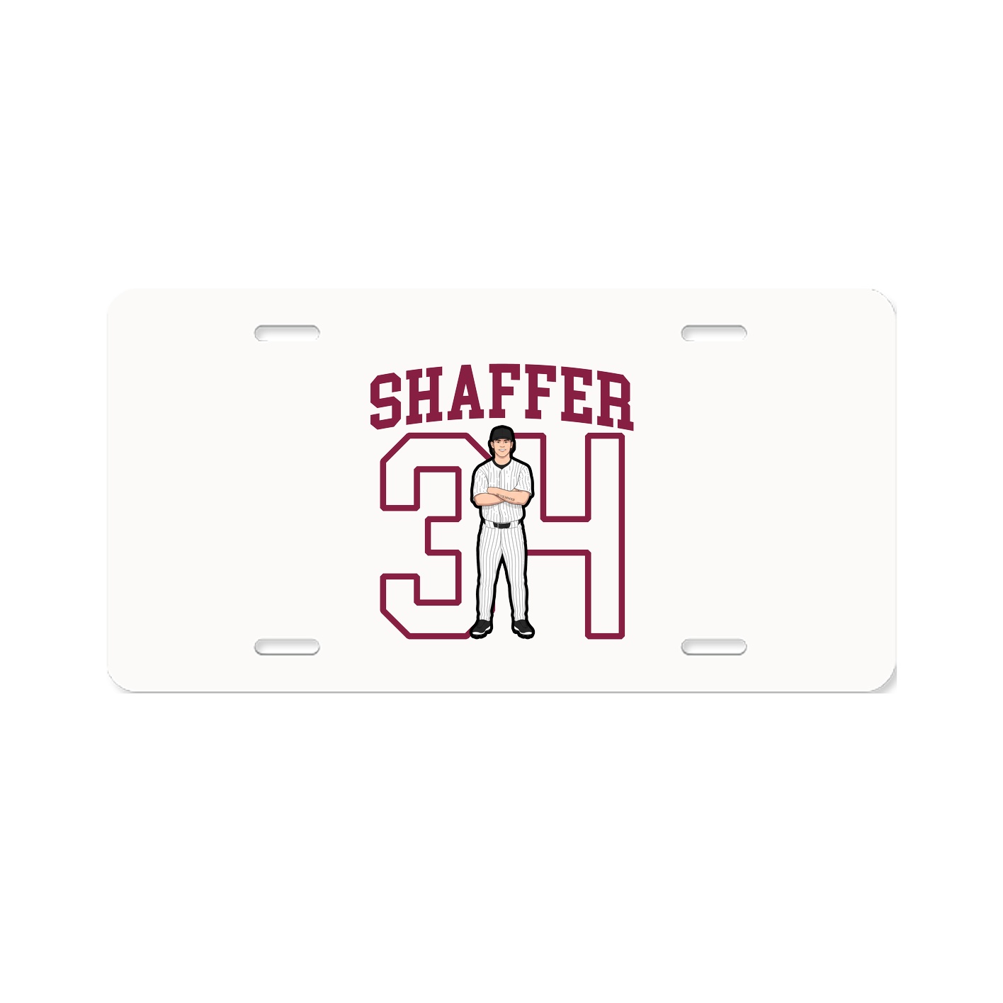 License Plate — Shirsey in Classic