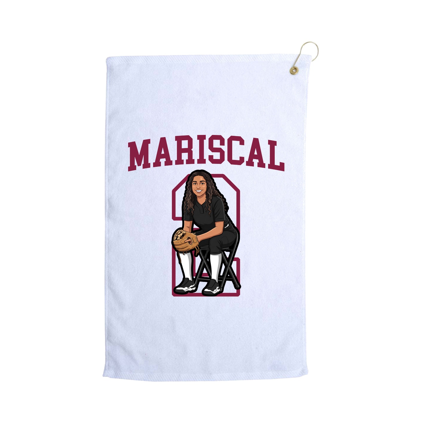 Golf Towel — Shirsey in White