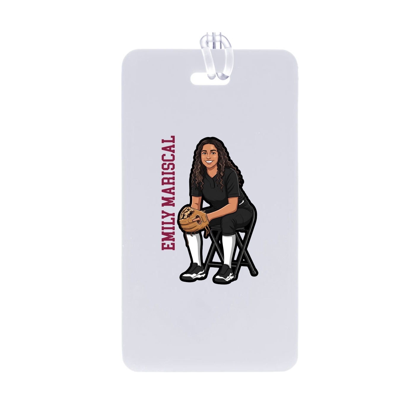 Bag Tag — Name Vertical in Classic